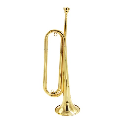 Brass blowing bugle - brass, 7c
