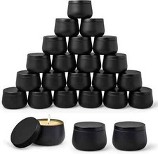 24 Piece Candle Tin Jars 4 OZ