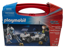 PLAYMOBIL 9101 City Action Space Carry Case Astronaut Rover - C94 O754