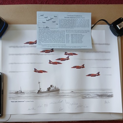Signed red arrows print - arrows,