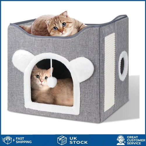 Stylish cat house with - stylish, fluffy
