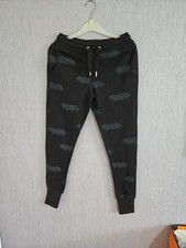 Zoe Karssen Joggers Sweatpants Track Bottoms Bat Print All Over size XS