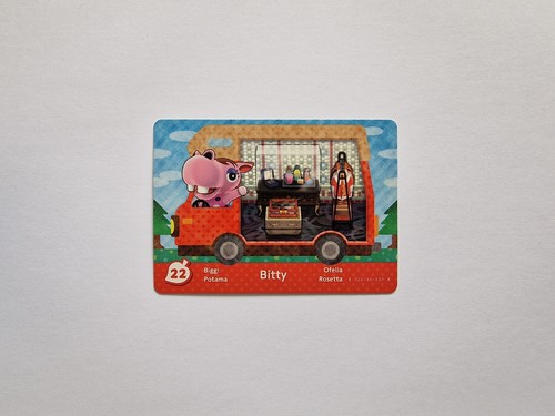 Bitty welcome amiibo - welcome, card