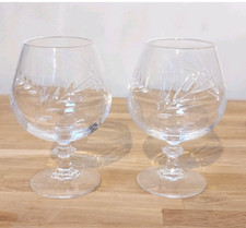 Pair of Crystal Cut Glass