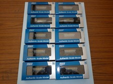 DAPOL N GAUGE - 2F-034-033 - 21T HOPPER WAGON X 10 WITH COAL LOAD SIMPSON - No78