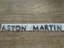 Aston martin chrome script - martin,
