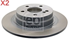 Rear Brake Disc x2 Pcs FEBI