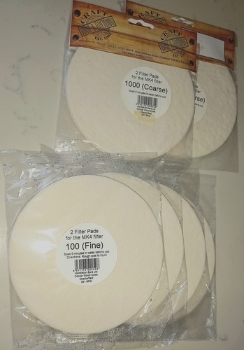 Filter pads for the - pads, hambleton