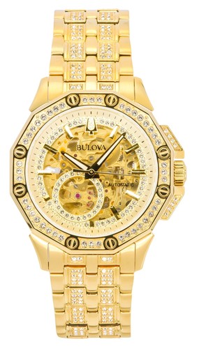 Bulova octava gold dial - bulova,