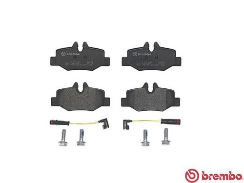Rear brake pad set - brake, fits