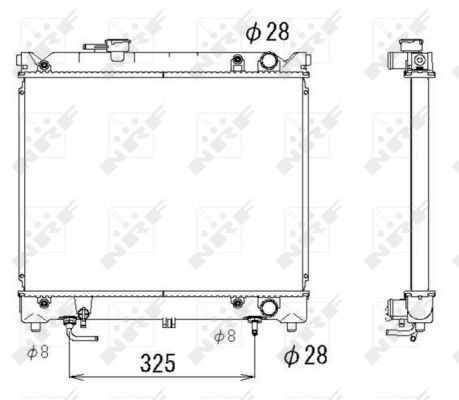 Nrf radiator for - radiator, suzuki