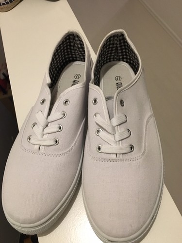 White sneakers women size 43 - white,