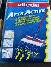 Vileda AttrActive Plus Disposable Electrostatic Dust Capture Cloth Replacements.