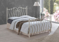 Inova Metal Bed Frame - Ivory