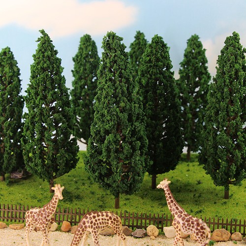 10pcs model pine - pine, 1:25