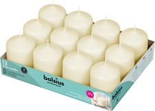 BOLSIUS PILLAR CANDLES IVORY
