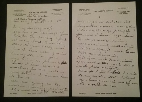 Day letter 44 written - letter, 5/6/44