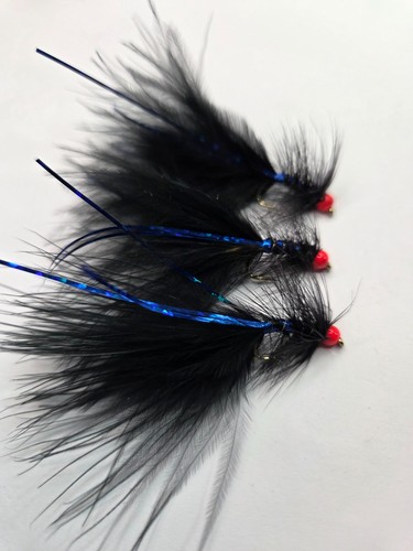 Black damsel fly fishing - 3, x
