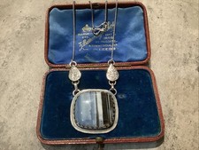 925 SILVER OWYHEE OPAL PENDANT NECKLACE