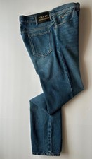 Gucci Men's Blue Stone Washed Jeans Pants 38 US (54 Euro) Italy 623953 NWT