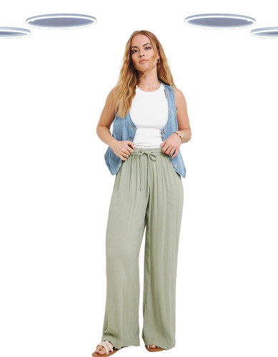 Simply khaki crinkle - ex,