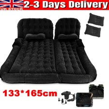 Folding Camping Car Air Bed Inflatable Mattress With Pump & Double Pillow