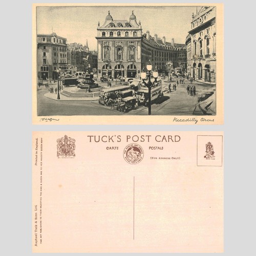 Vintage postcard piccadilly - vintage,