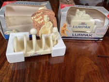 Vintage LURPAK Limited Edition Douglas Butter Dish & Toast Rack Unused Boxed