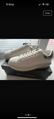 Brand new box white armani - new,