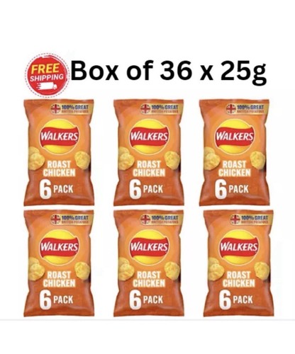Walkers crisps roast chicken - walkers,