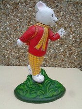 Rupert Bear collectable Metal  figure of Rupert bear hand painted figure #vo