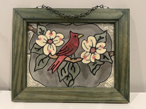 Stained glass style framed - glass,