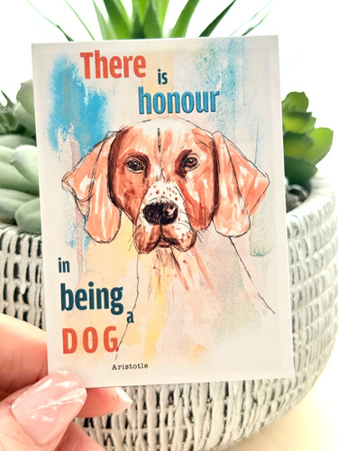 Aceo print honour - |, dog'