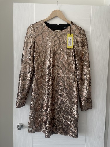 Karen millen gold sequin - karen,