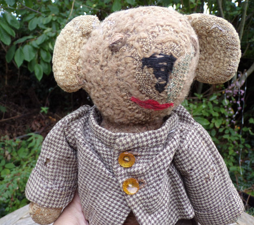 Vintage old teddy bear - vintage,