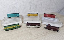 LIFE LIKE RAILWAYS,  BOX VAN & CATTLE CARS WAGONS ETC , BOXED,  N GAUGE 