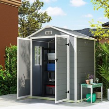 6x4 5ft plastic garden - plastic, shed