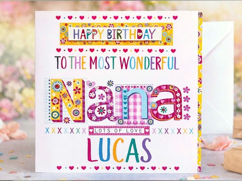 Personalised nana birthday - nana,