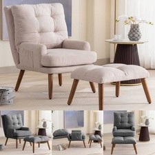 Fabric Accent Chair with