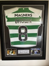 Signed and Framed Scott Brown