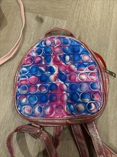 Pop It Fidget Backpack Pink Toddler Girls 