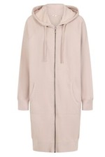 Hush Olivia Longline Organic Cotton Long Hoody Zip Hoodie Oversized Fleece XS-XL