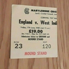 England v West Indies 1988