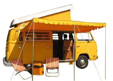 Vintage sun canopy yellow - vintage, vw