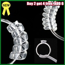 6x Spiral Based Ring Adjuster Spring Coil Guard Tightener Reducer Resizing Tools