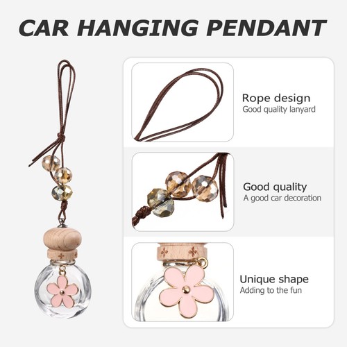 1pcs pink glass car - car, hanging