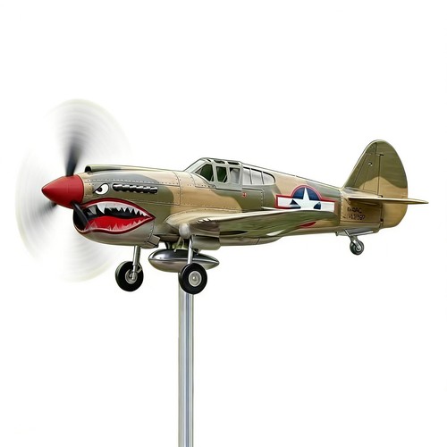 Shark mouth warplane garden - mouth,