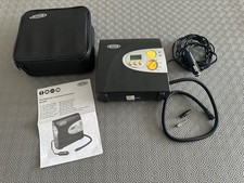 RING RAC600 12V Mini Digital Air Compressor Tyre Inflator with Carry Case