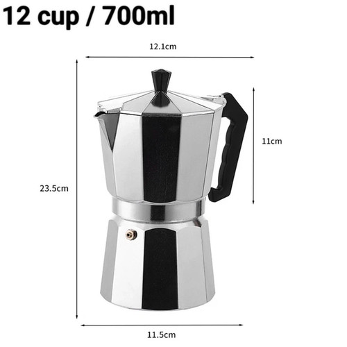 Cup stovetop espresso maker - 12,