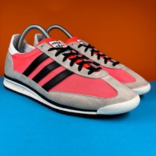 Adidas Originals SL72 Sneakers - UK8 - Grey Pink Suede - Good Condition